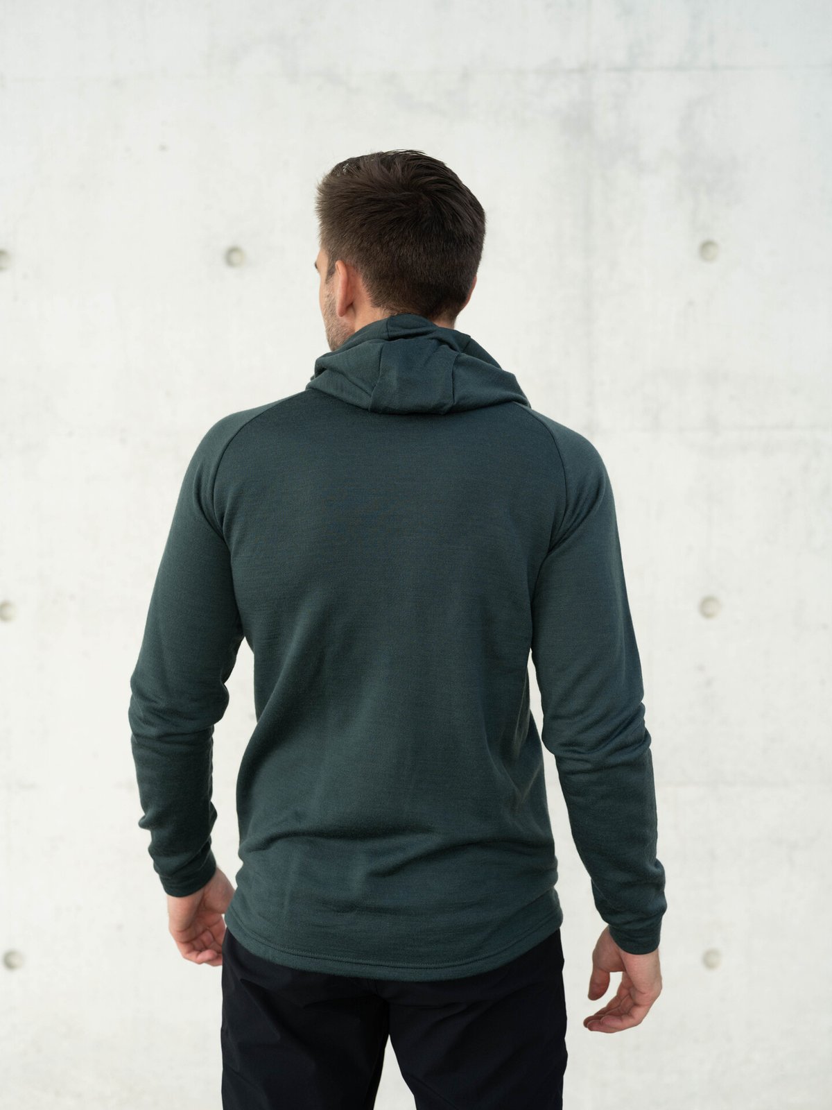 Devold Nibba Merino Jacket Hood Man Woods