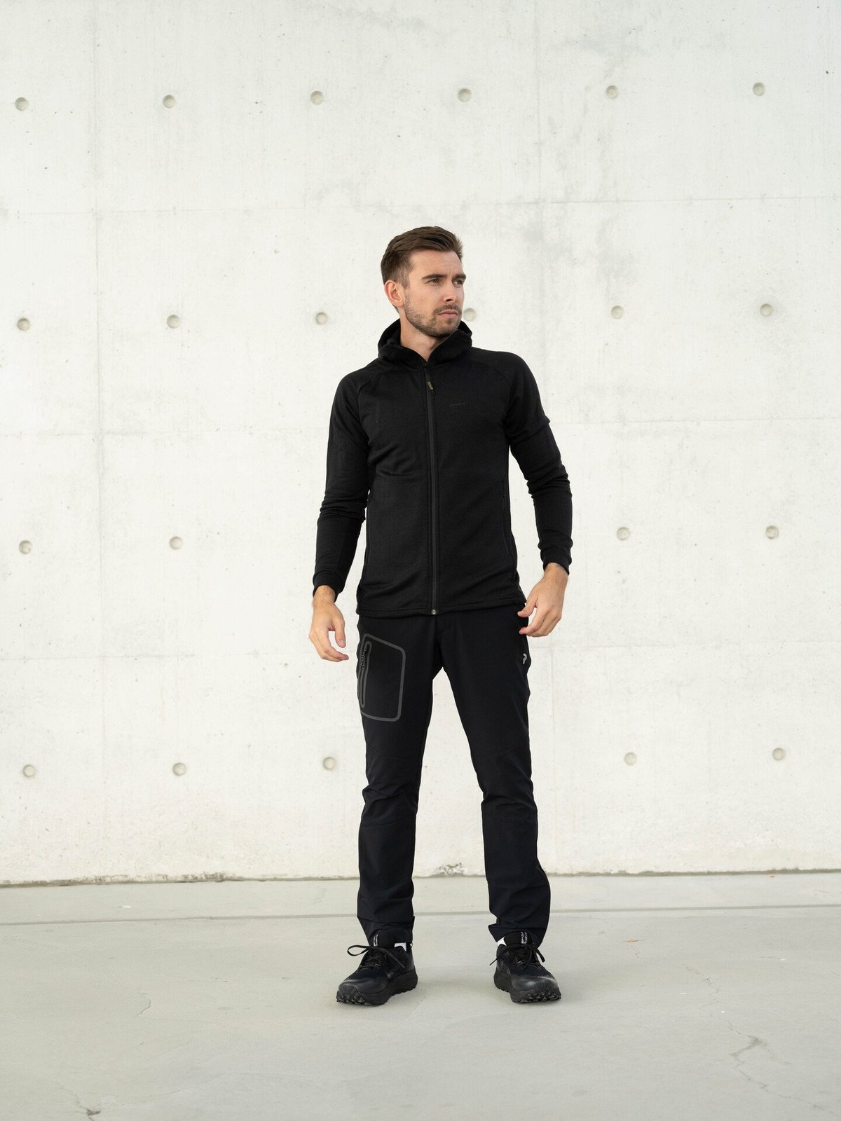 Devold Nibba Merino Jacket Hood Man Black