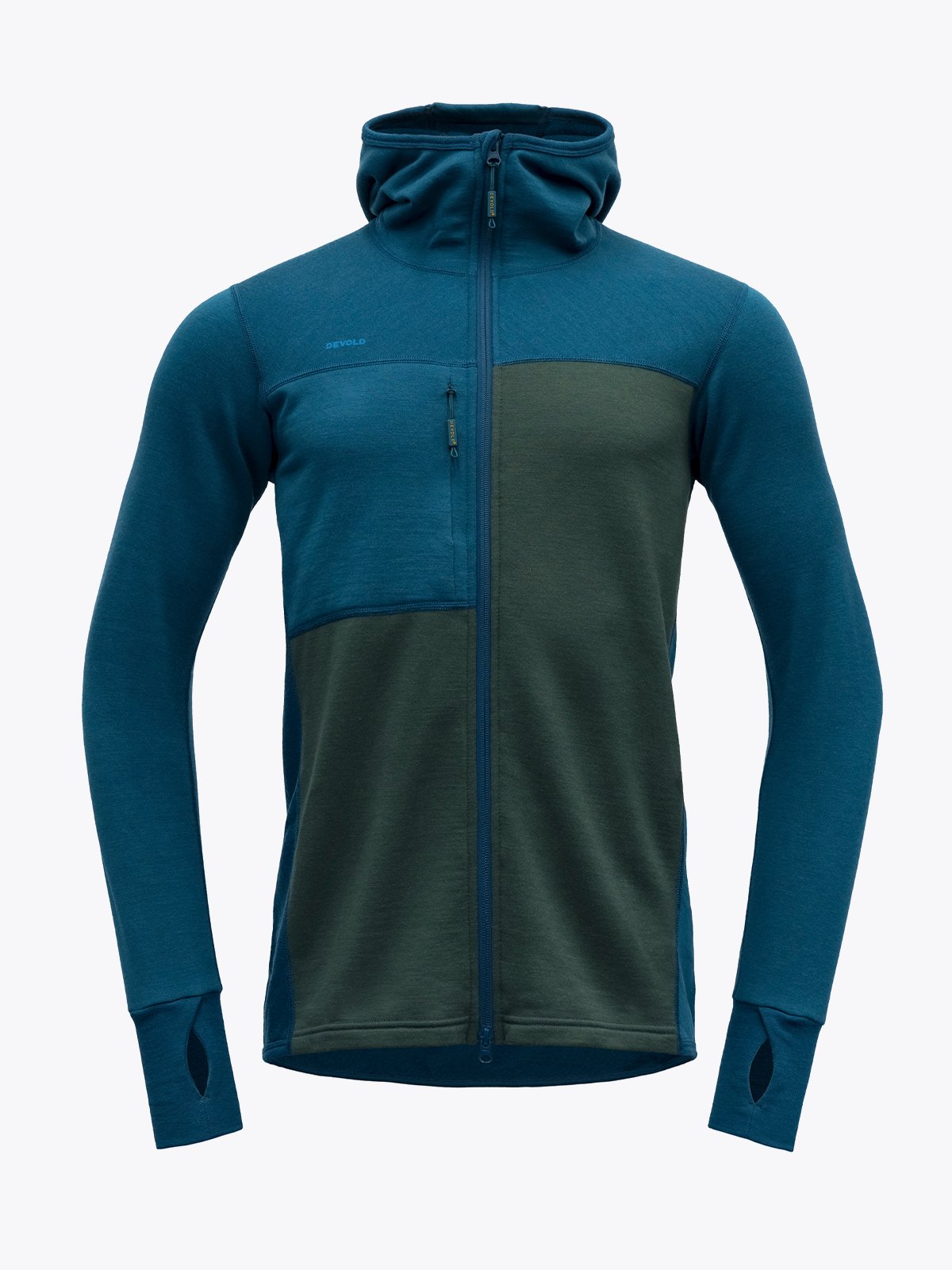 Devold Nibba Hiking Man Jacket W/Hood Flood/Woods