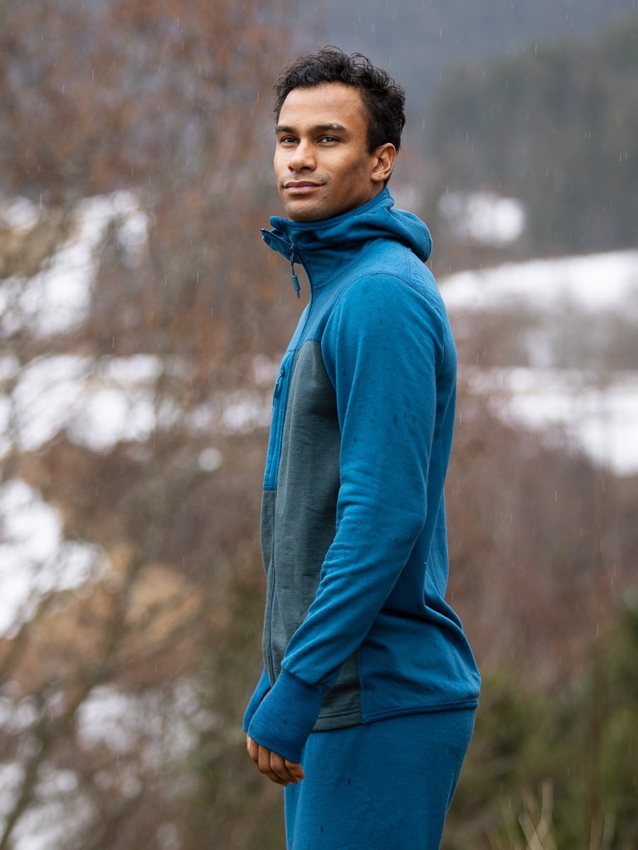 Devold Nibba Hiking Man Jacket W/Hood Flood/Woods