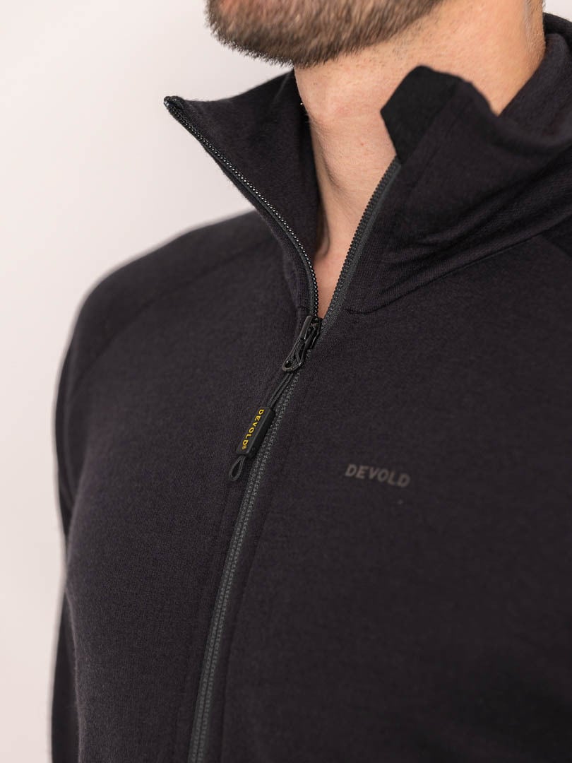 Devold Nibba Merino Jacket Man Black