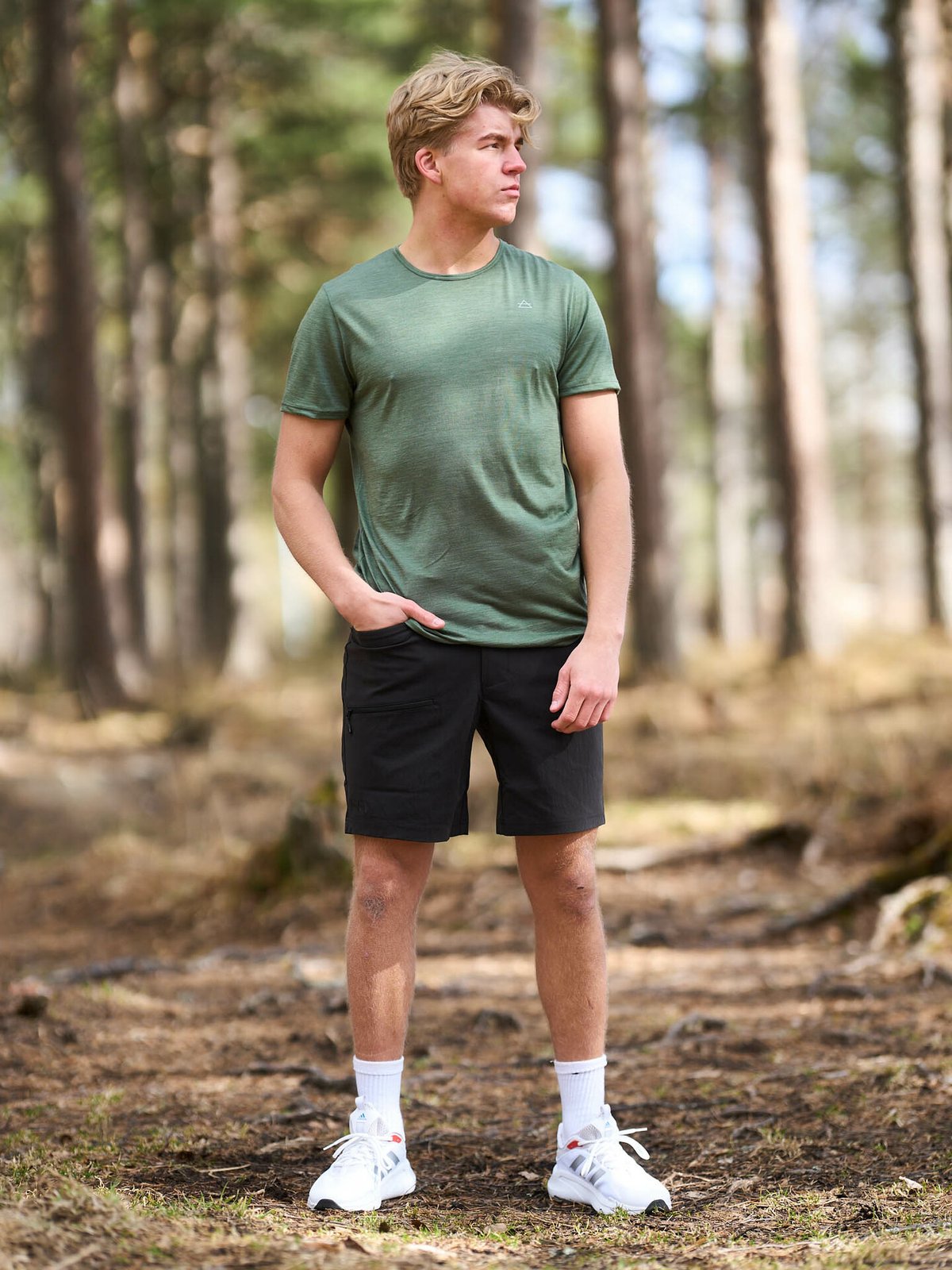 Devold Valldal Merino 130 Tee Man Forest
