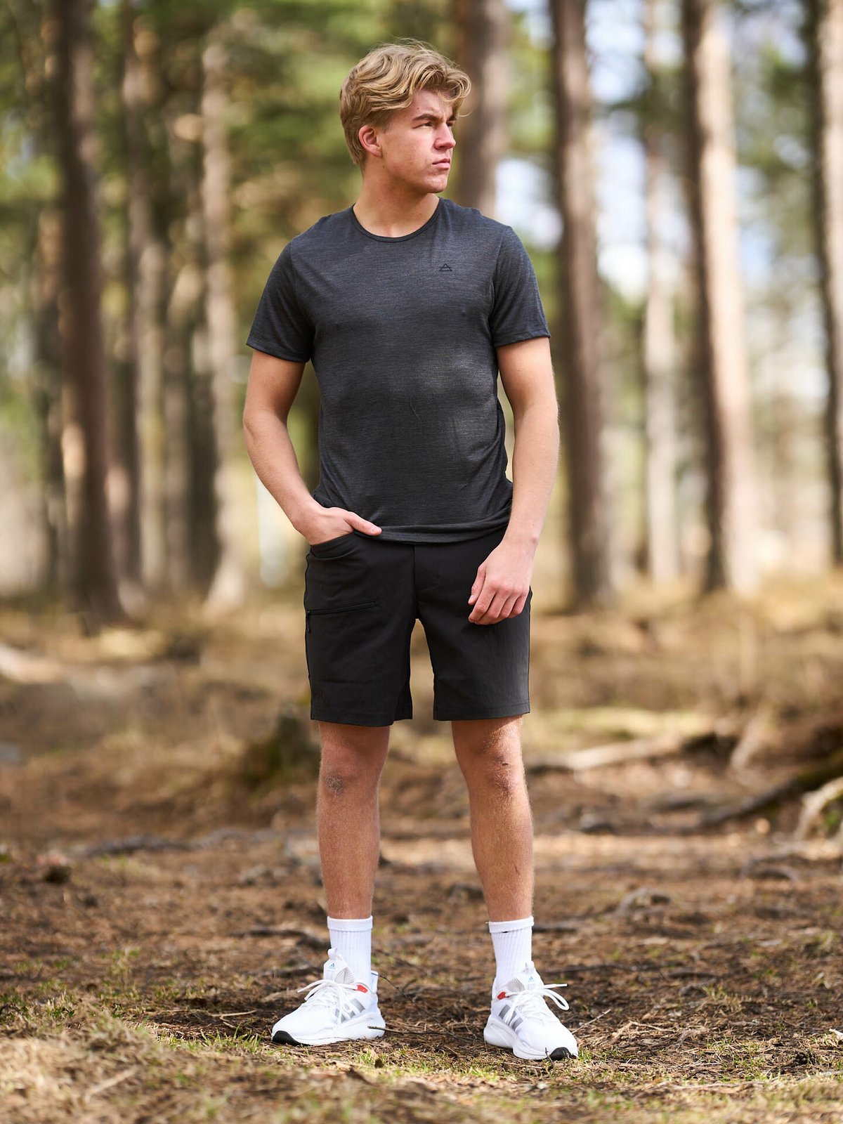 Devold Valldal Merino 130 Tee Man Anthracite