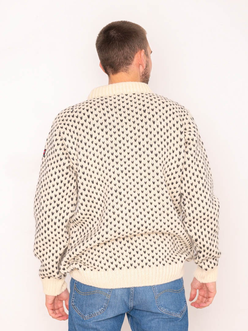 Devold Nordsjø Wool Sweater Offwhite