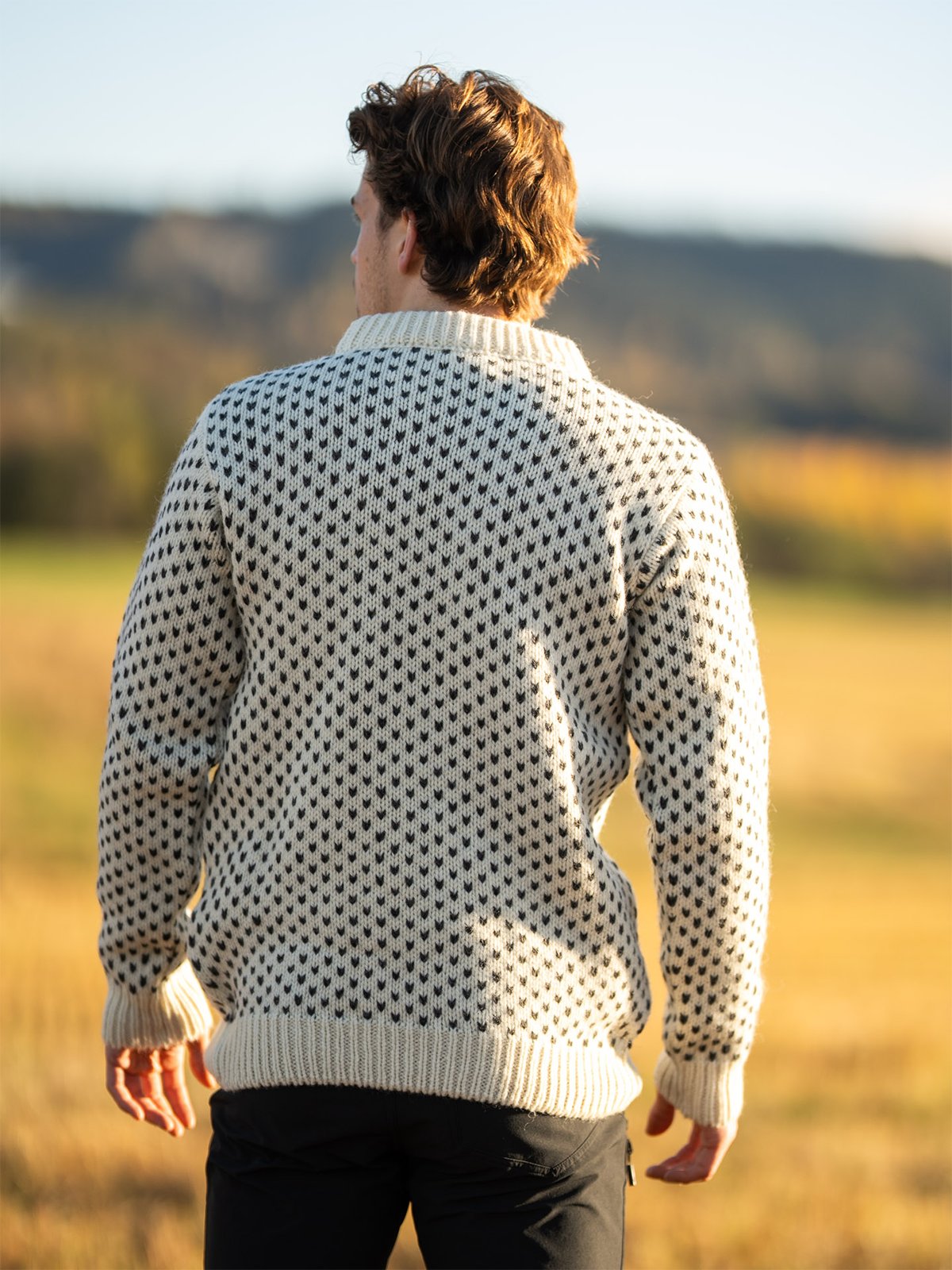 Devold Nordsjø Wool Sweater Offwhite