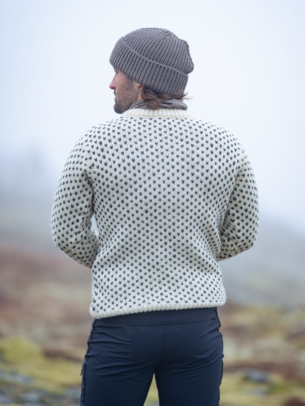 Devold Nordsjø Wool Sweater Offwhite