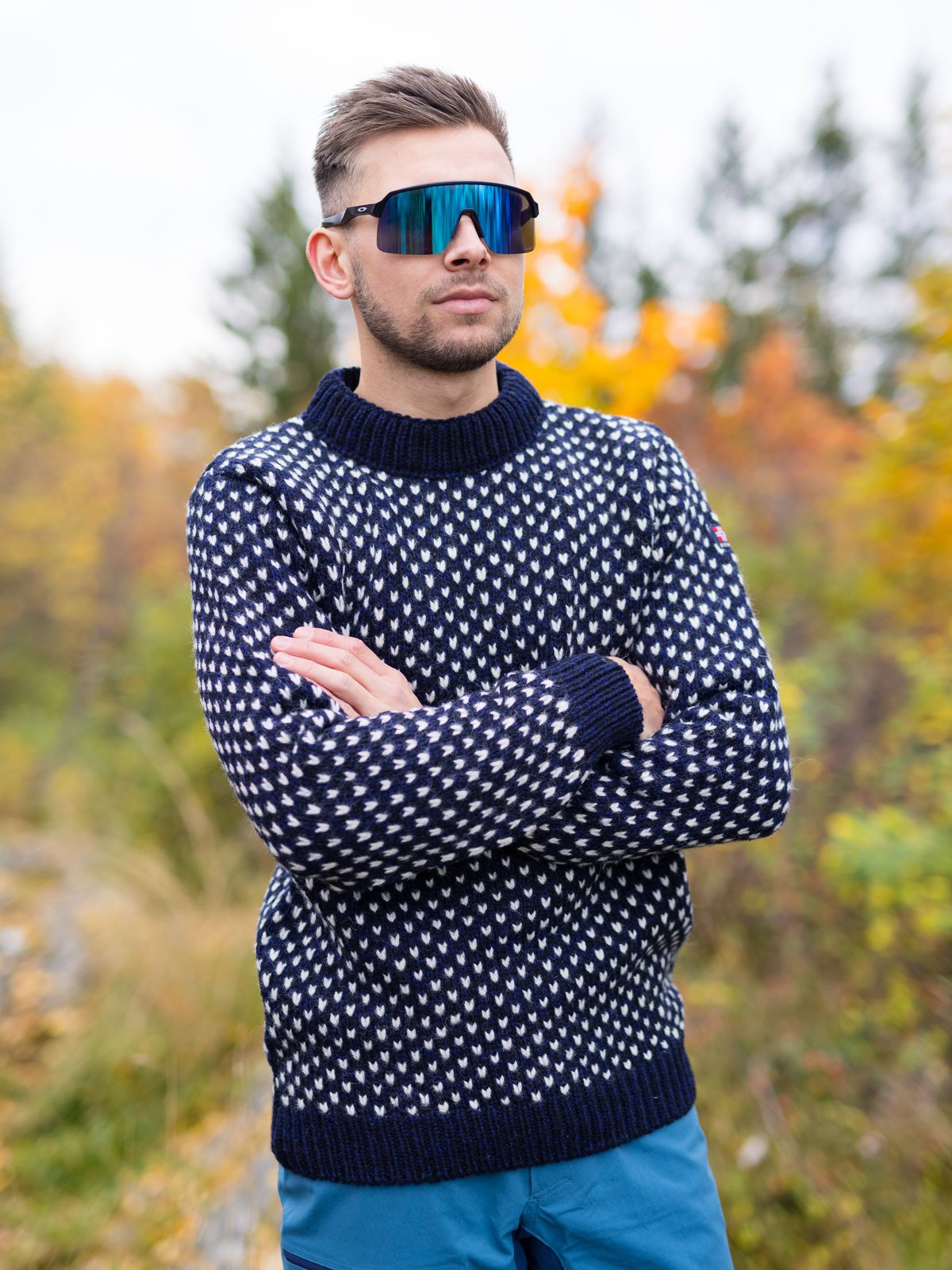 Devold Nordsjø Wool Sweater Navy