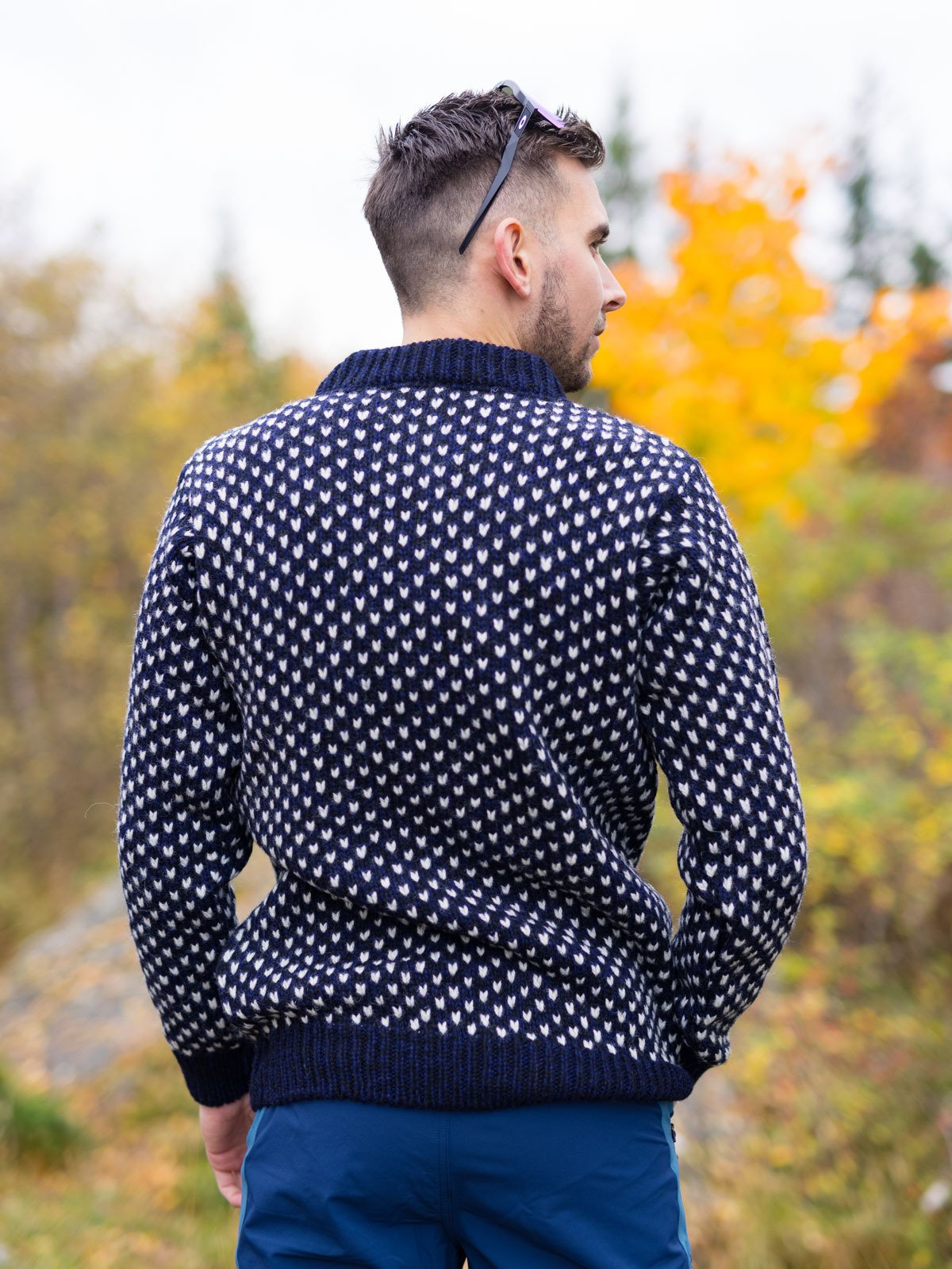 Devold Nordsjø Wool Sweater Navy