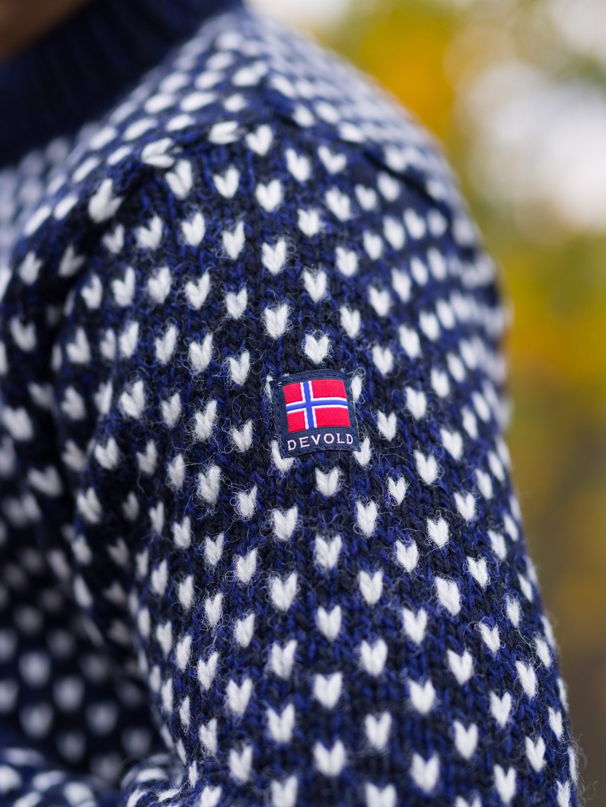 Devold Nordsjø Wool Sweater Navy