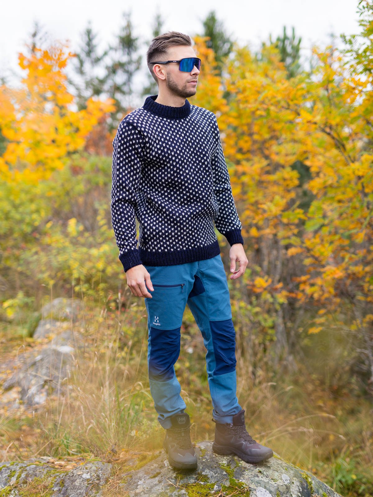 Devold Nordsjø Wool Sweater Navy