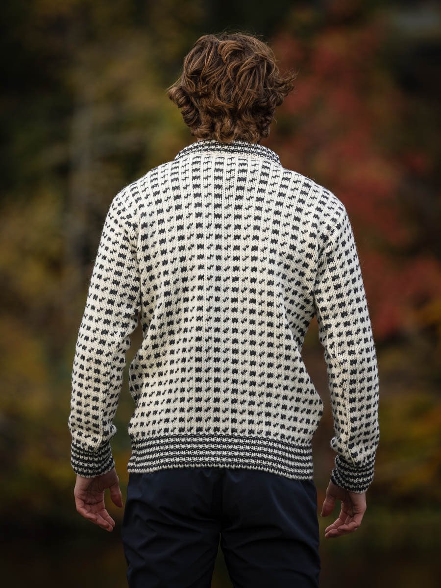 Devold Islender Crew Neck Offwhite/Anthracite