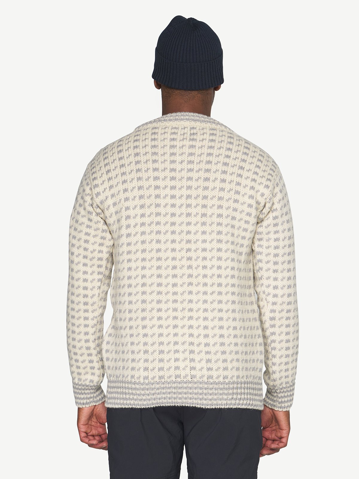 Devold Islender Crew Neck Offwhite / Grey