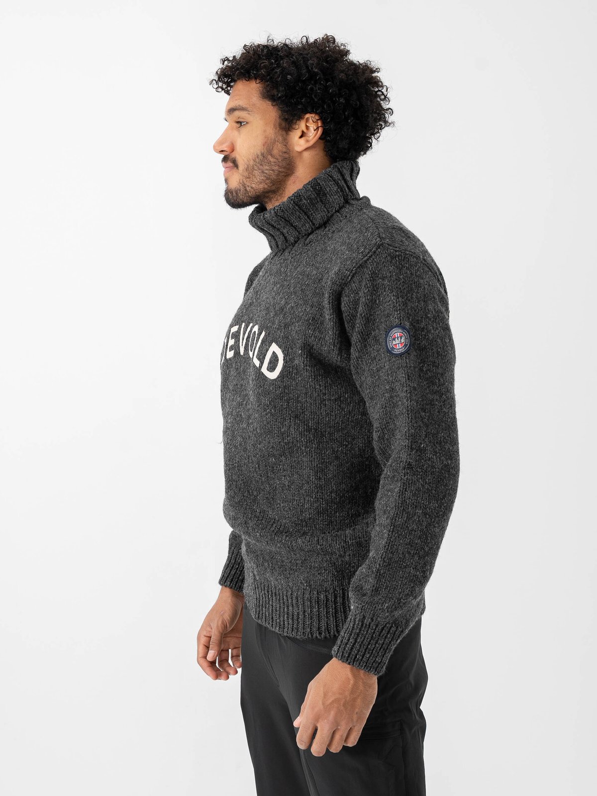 Devold Nansen Legacy High Neck Anthracite/Offwhite