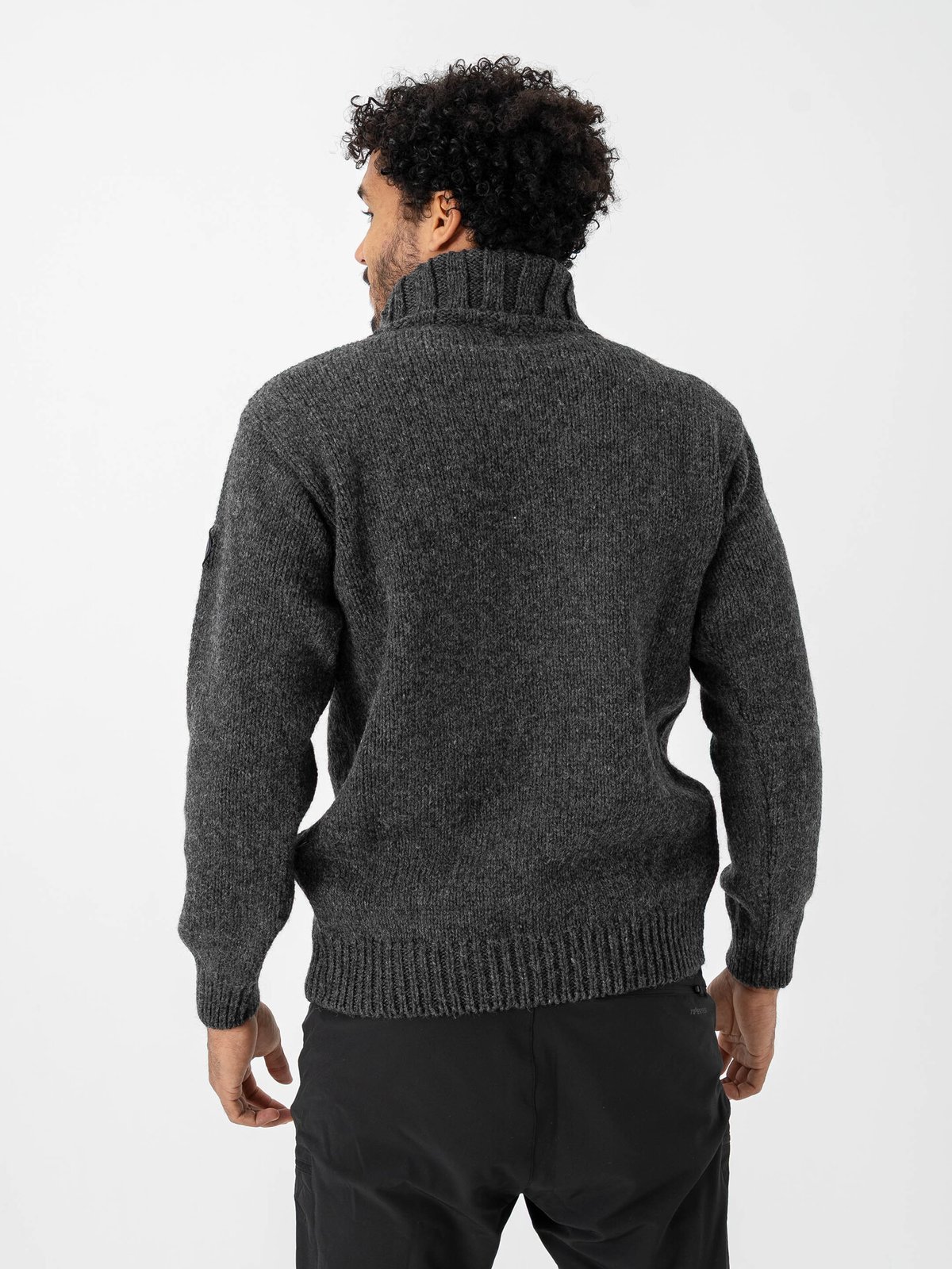 Devold Nansen Legacy High Neck Anthracite/Offwhite