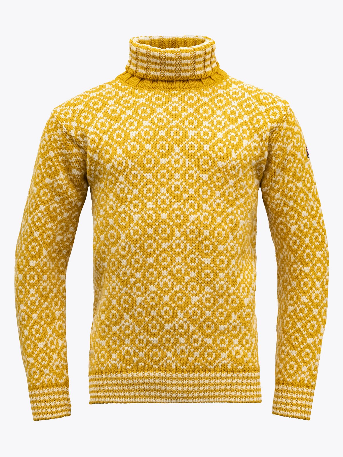 Devold Svalbard Sweater High Neck Gul