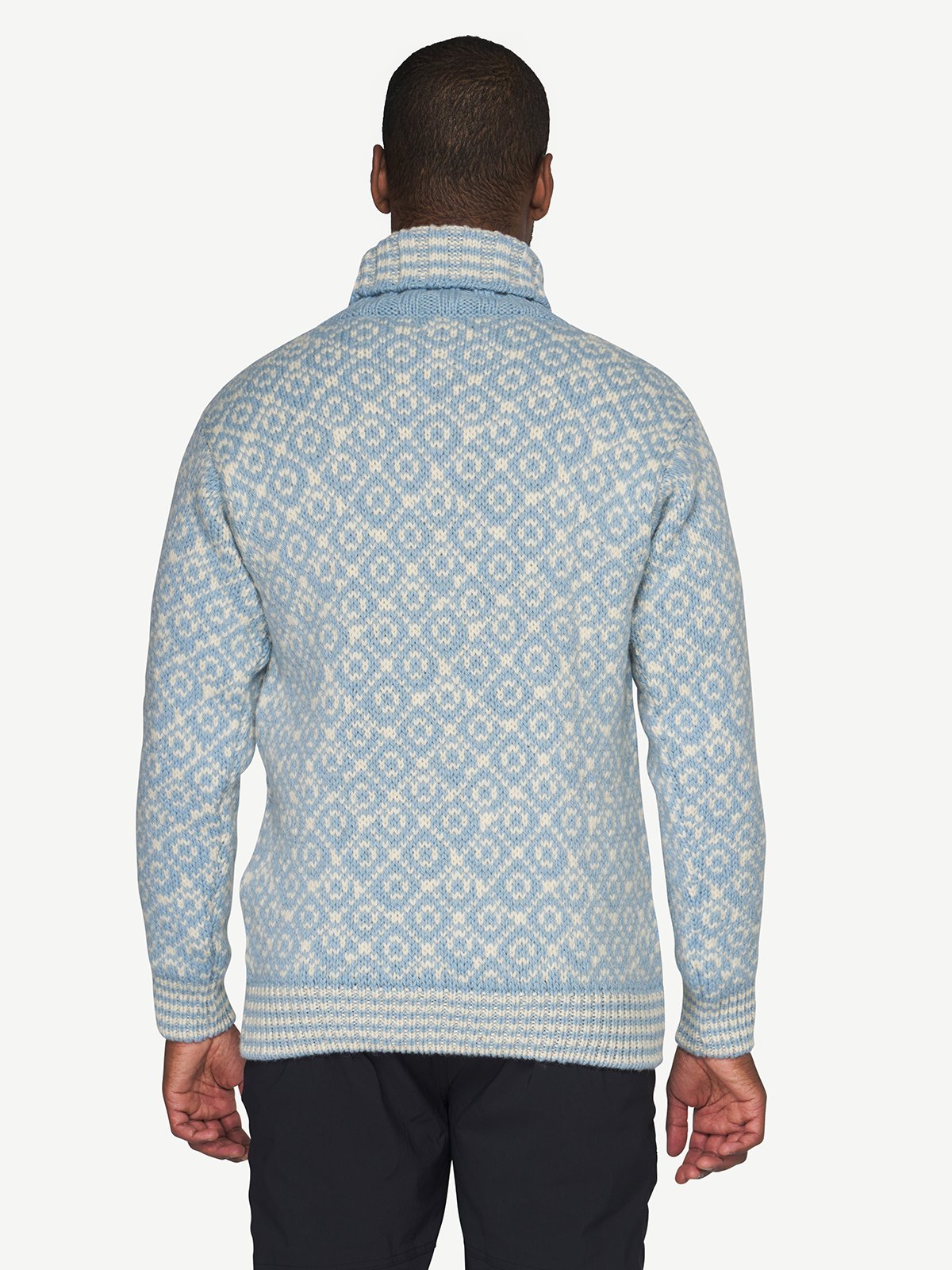 Devold Svalbard Sweater High Neck Dawn / Offwhite