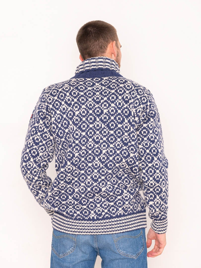 Devold Svalbard Sweater High Neck Night/Offwhite