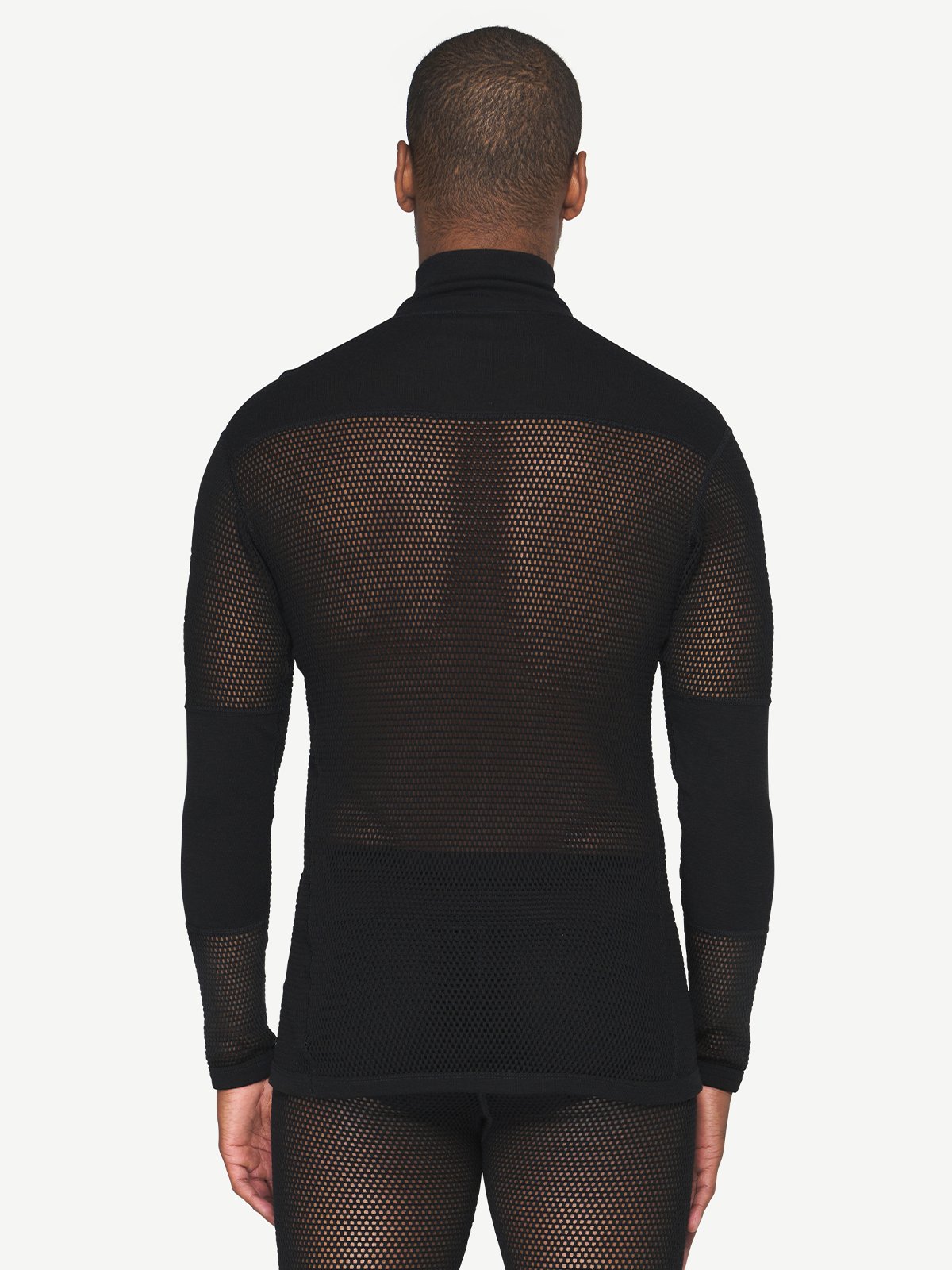 Devold Wool Mesh Pro Zip Neck Man Black