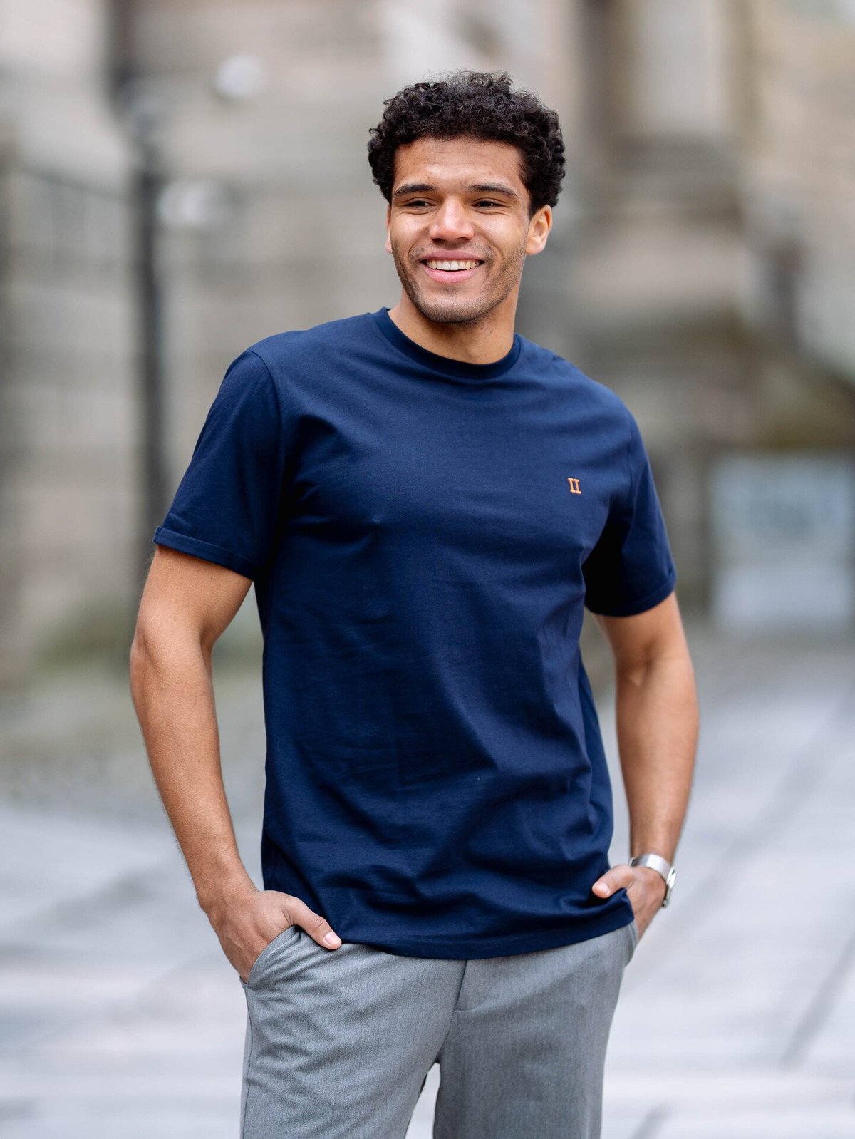 Les Deux Norregaard T-Shirt Dark Navy