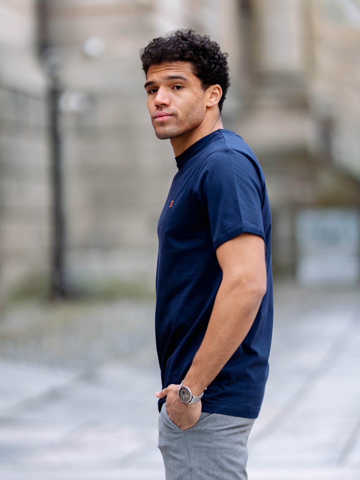 Les Deux Norregaard T-Shirt Dark Navy