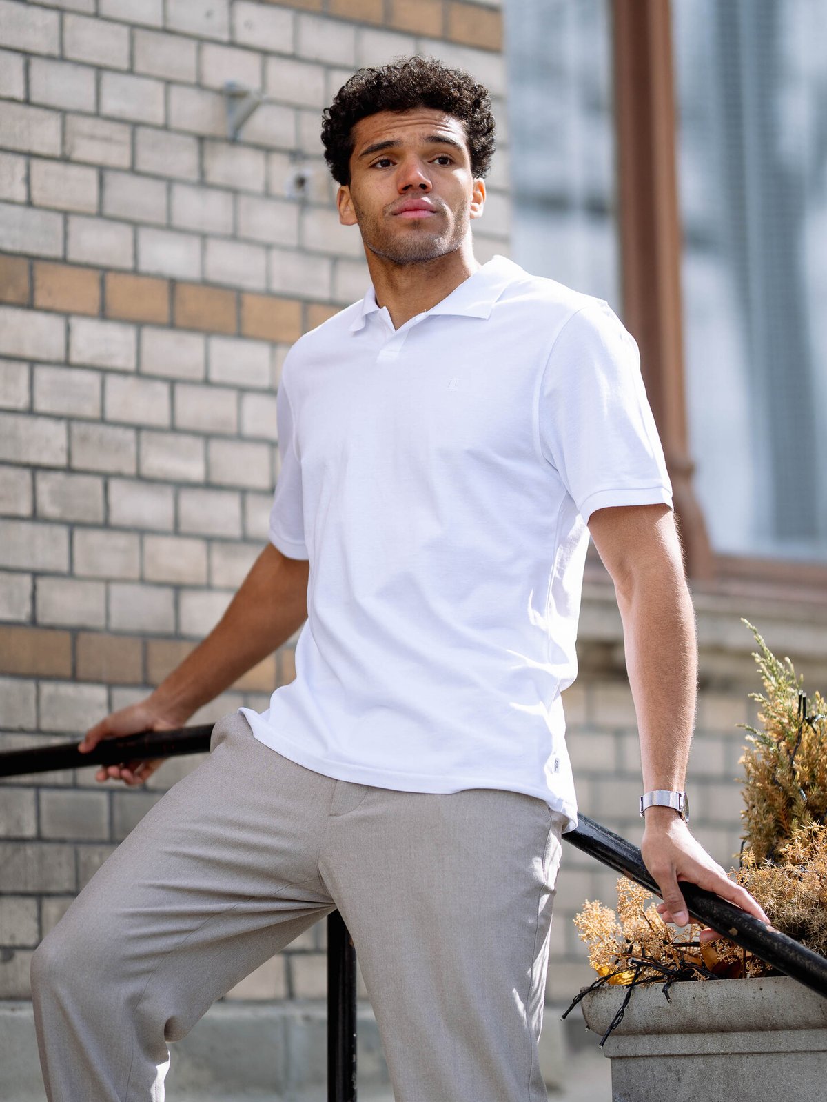 Les Deux Pique Polo White