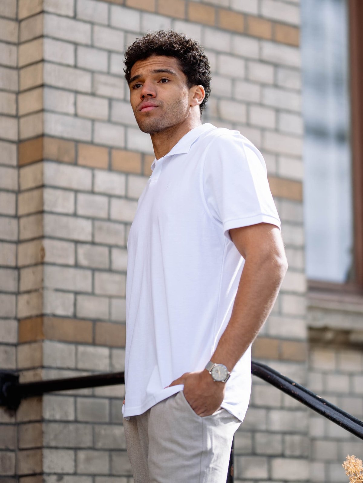 Les Deux Pique Polo White