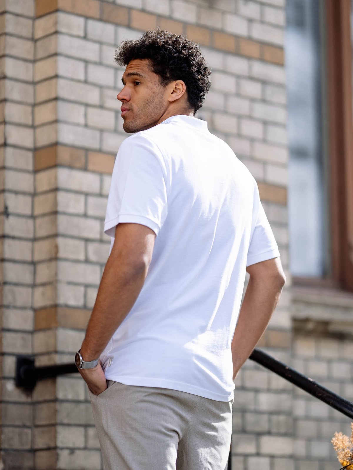 Les Deux Pique Polo White