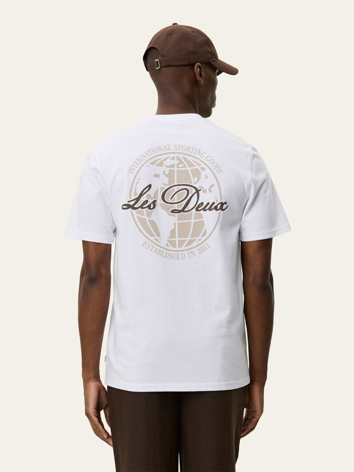 Les Deux Ben Globe T-Shirt White