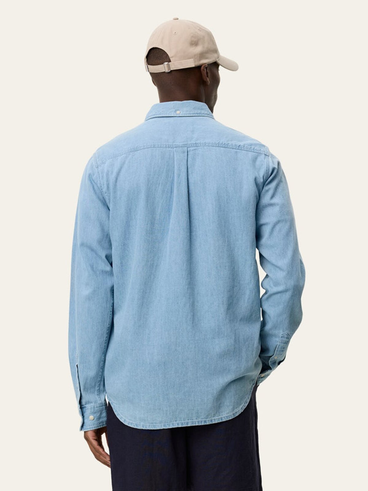 Les Deux Konrad Denim Shirt Light Indigo Wash