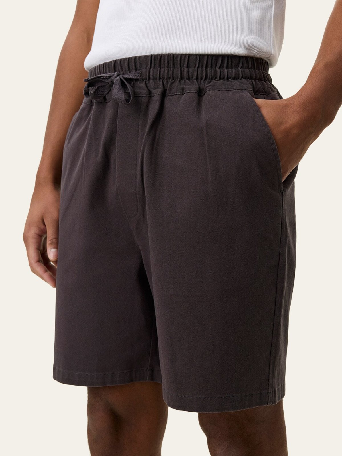 Les Deux Otto Cotton Shorts Licorice