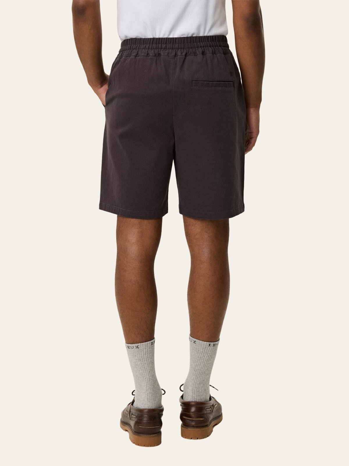 Les Deux Otto Cotton Shorts Licorice