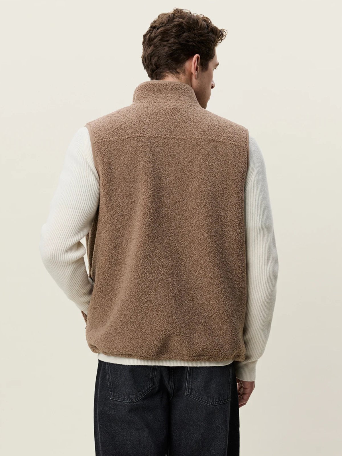 Les Deux Patch Teddy Vest Caribou