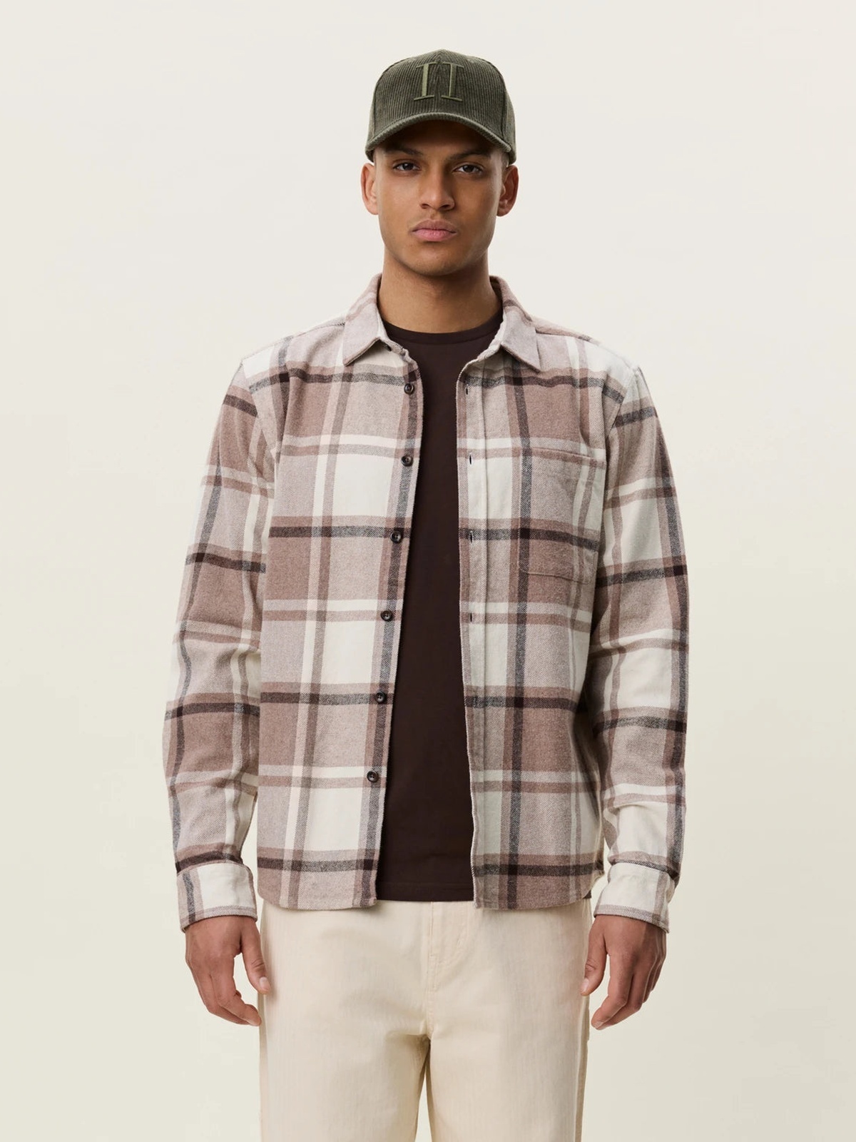 Les Deux Check Flannel Shirt Caribou