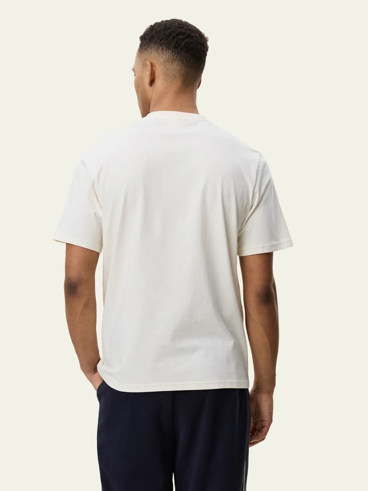 Les Deux Signature Print T-Shirt Light Ivory
