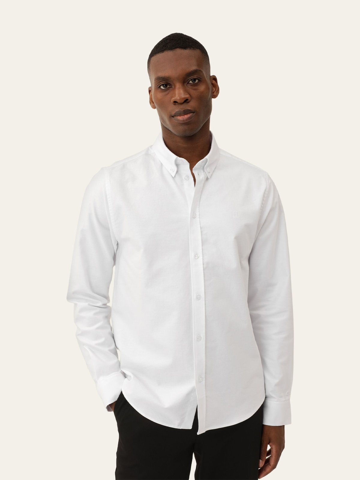 Les Deux Konrad Oxford Shirt White
