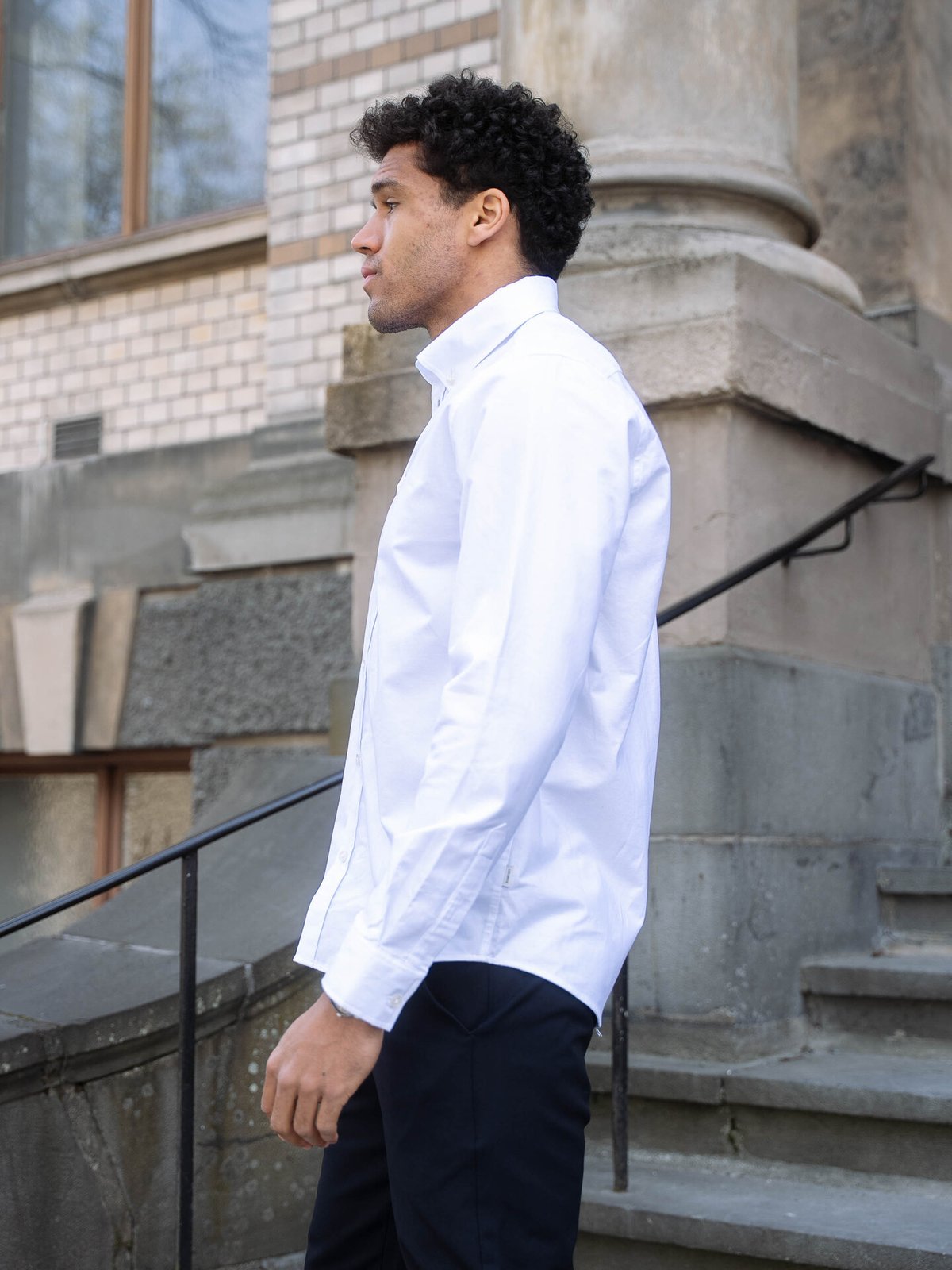 Les Deux Konrad Oxford Shirt White
