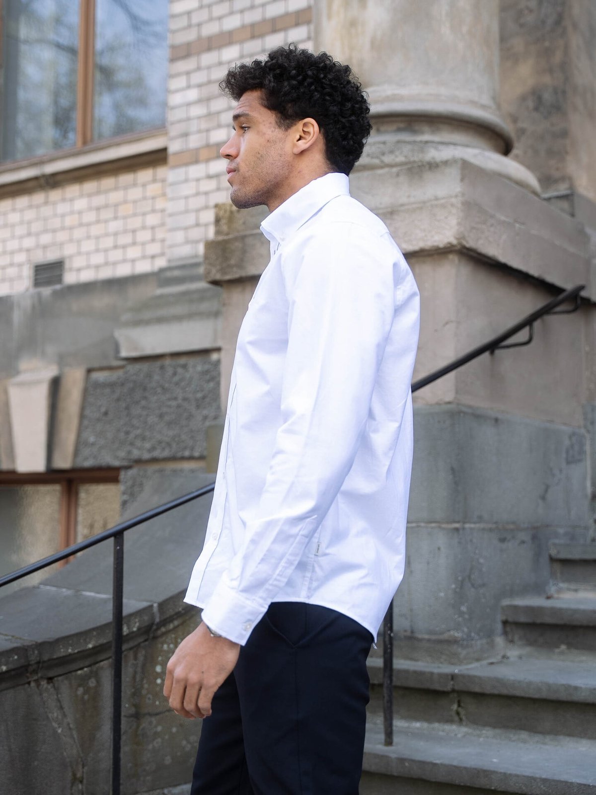 Les Deux Konrad Oxford Shirt White