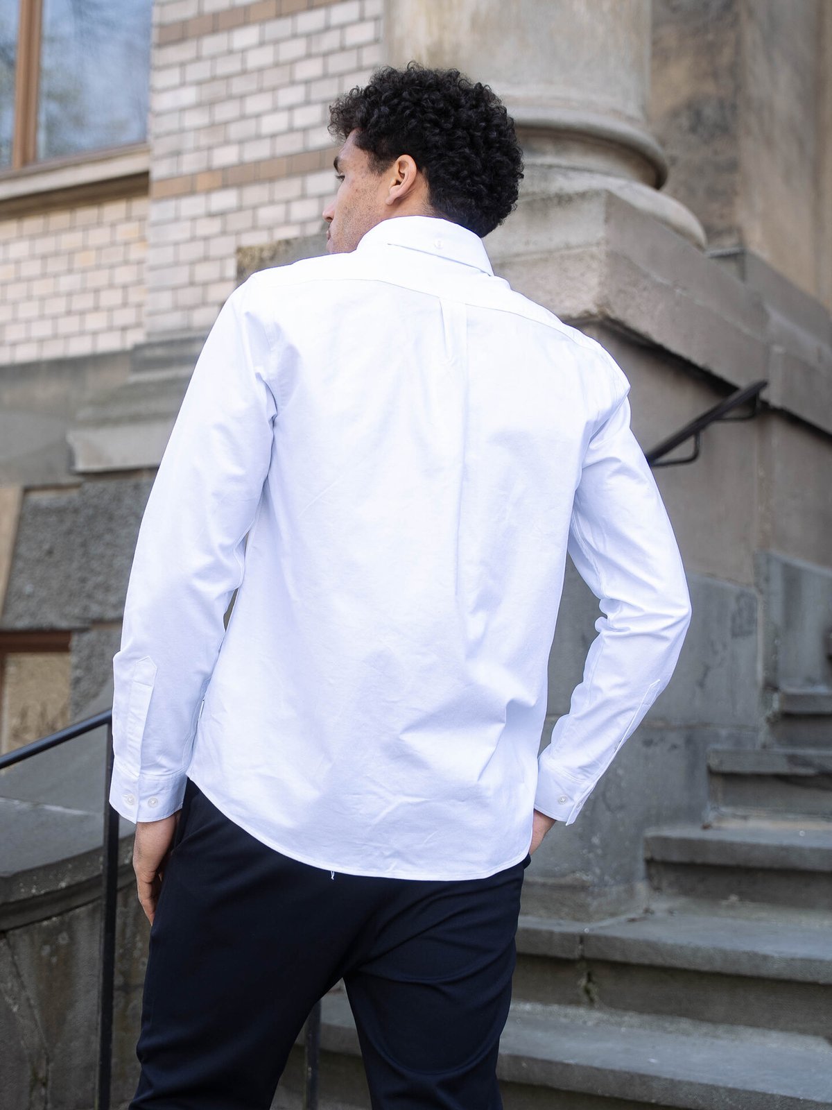 Les Deux Konrad Oxford Shirt White