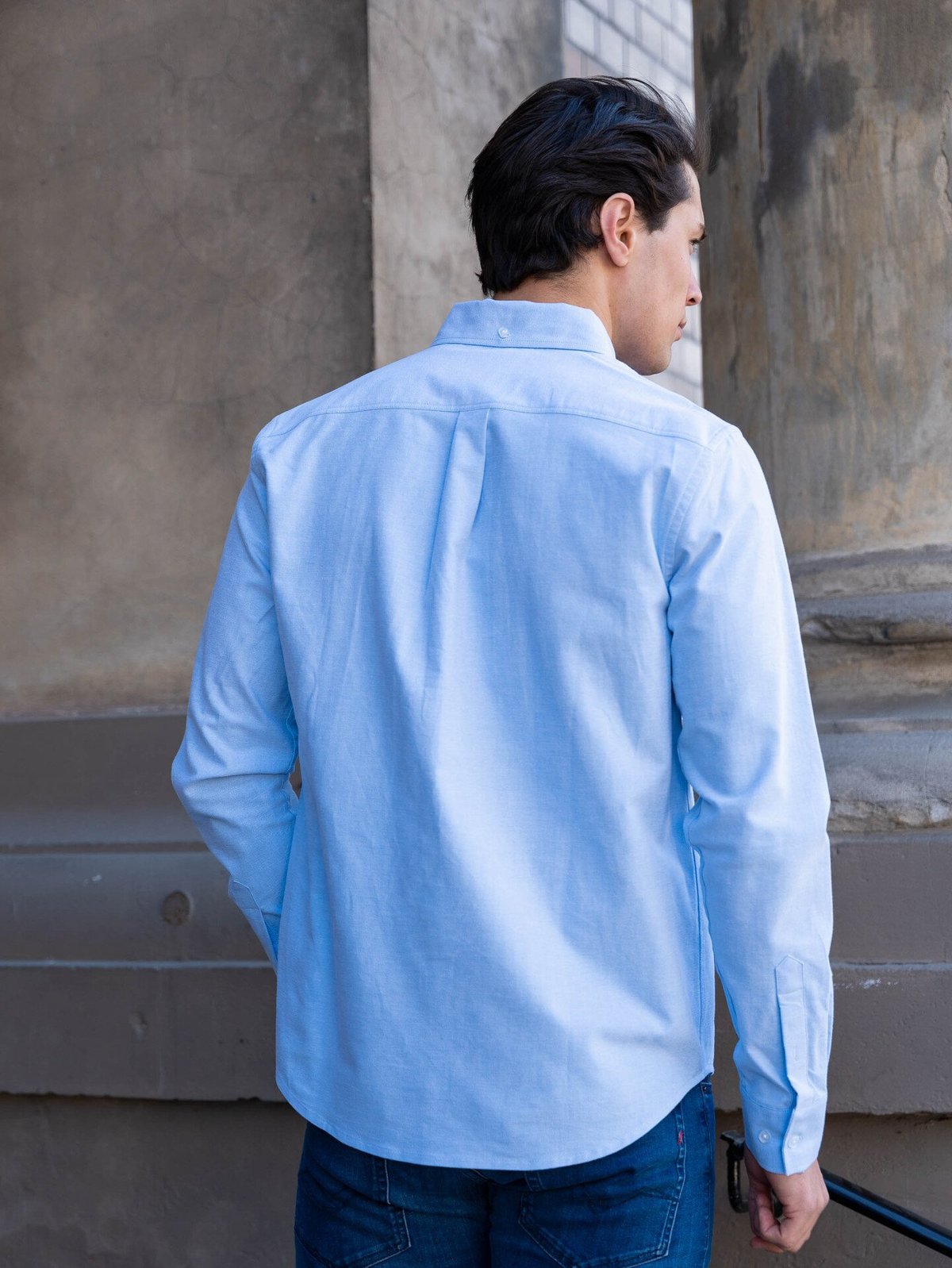 Les Deux Konrad Oxford Shirt Light Blue