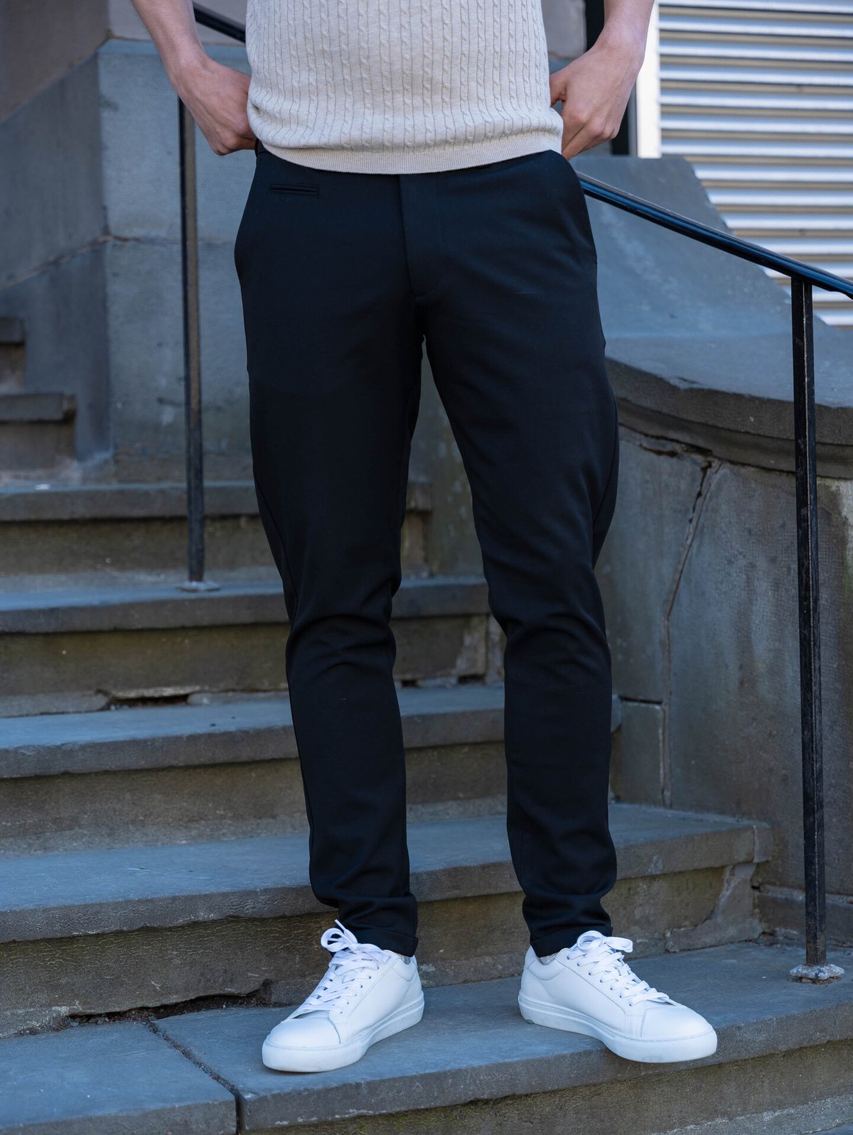 Les Deux Como Suit Pants Black