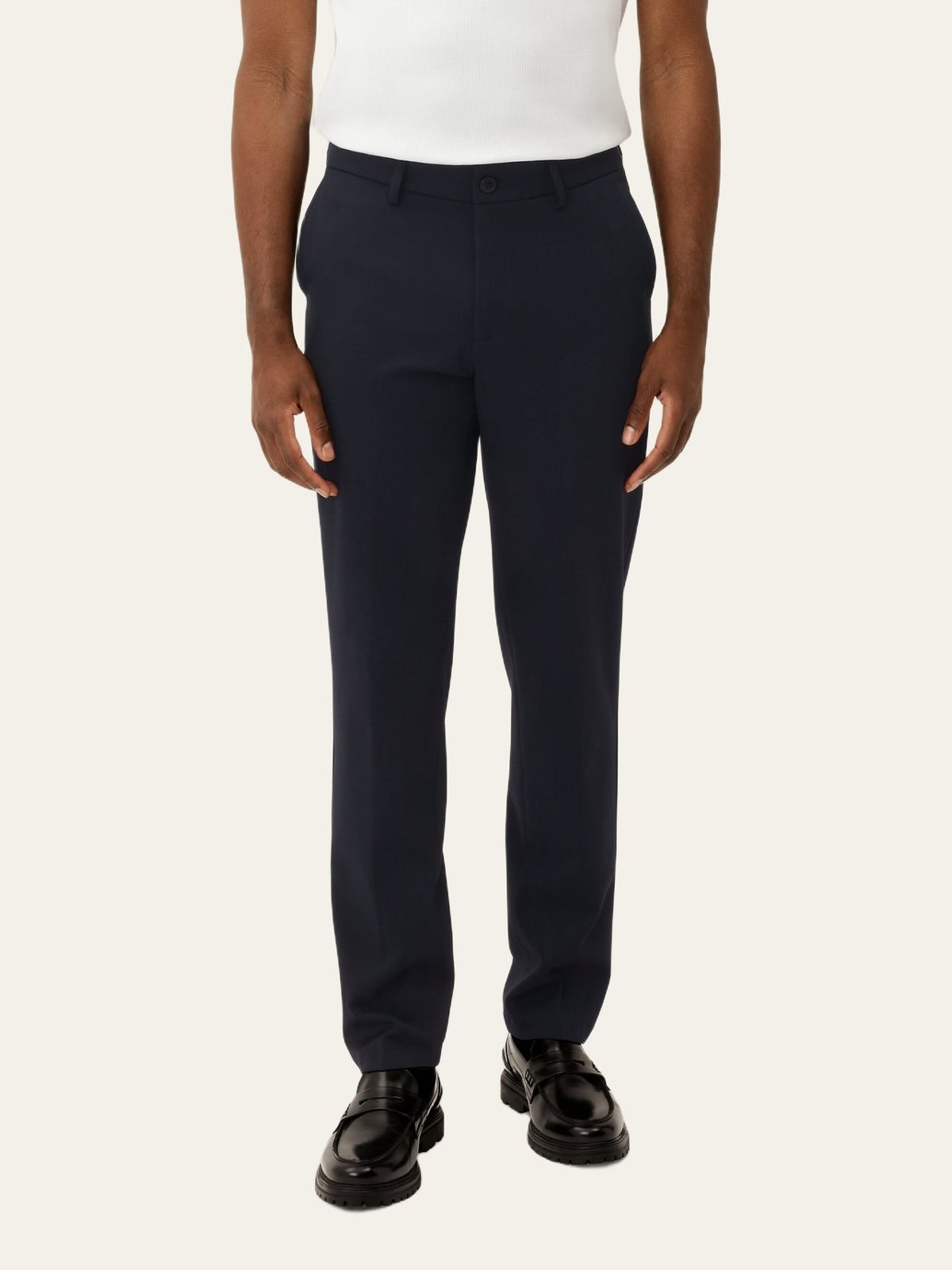 Les Deux Como Suit Pants Dark Navy