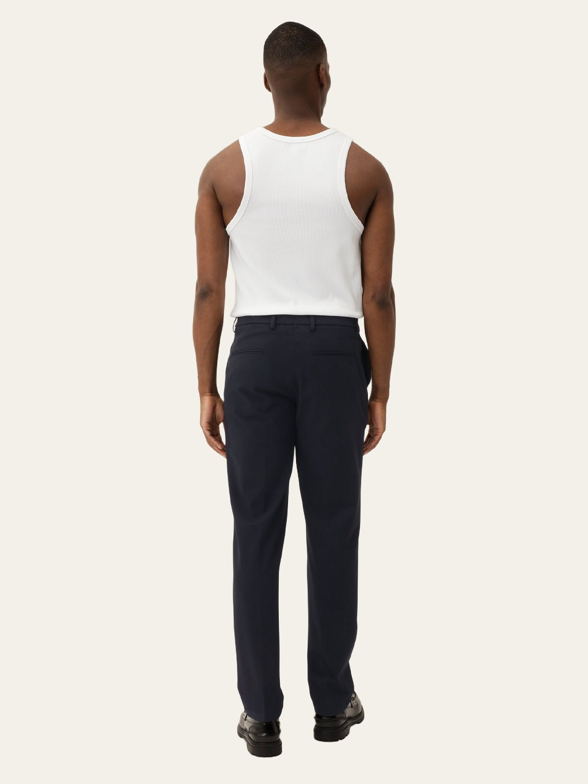 Les Deux Como Suit Pants Dark Navy