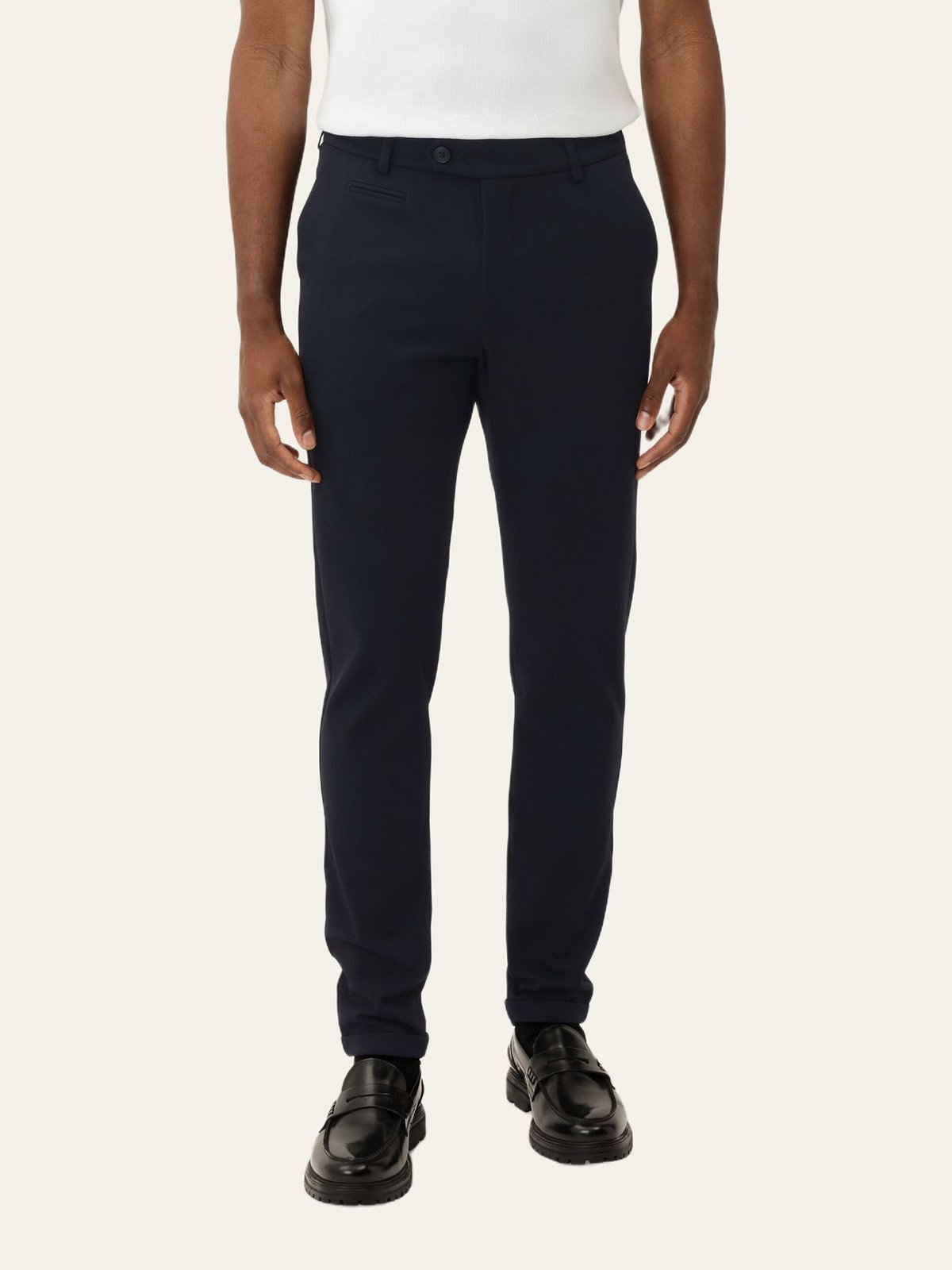 Les Deux Como Suit Pants Dark Navy