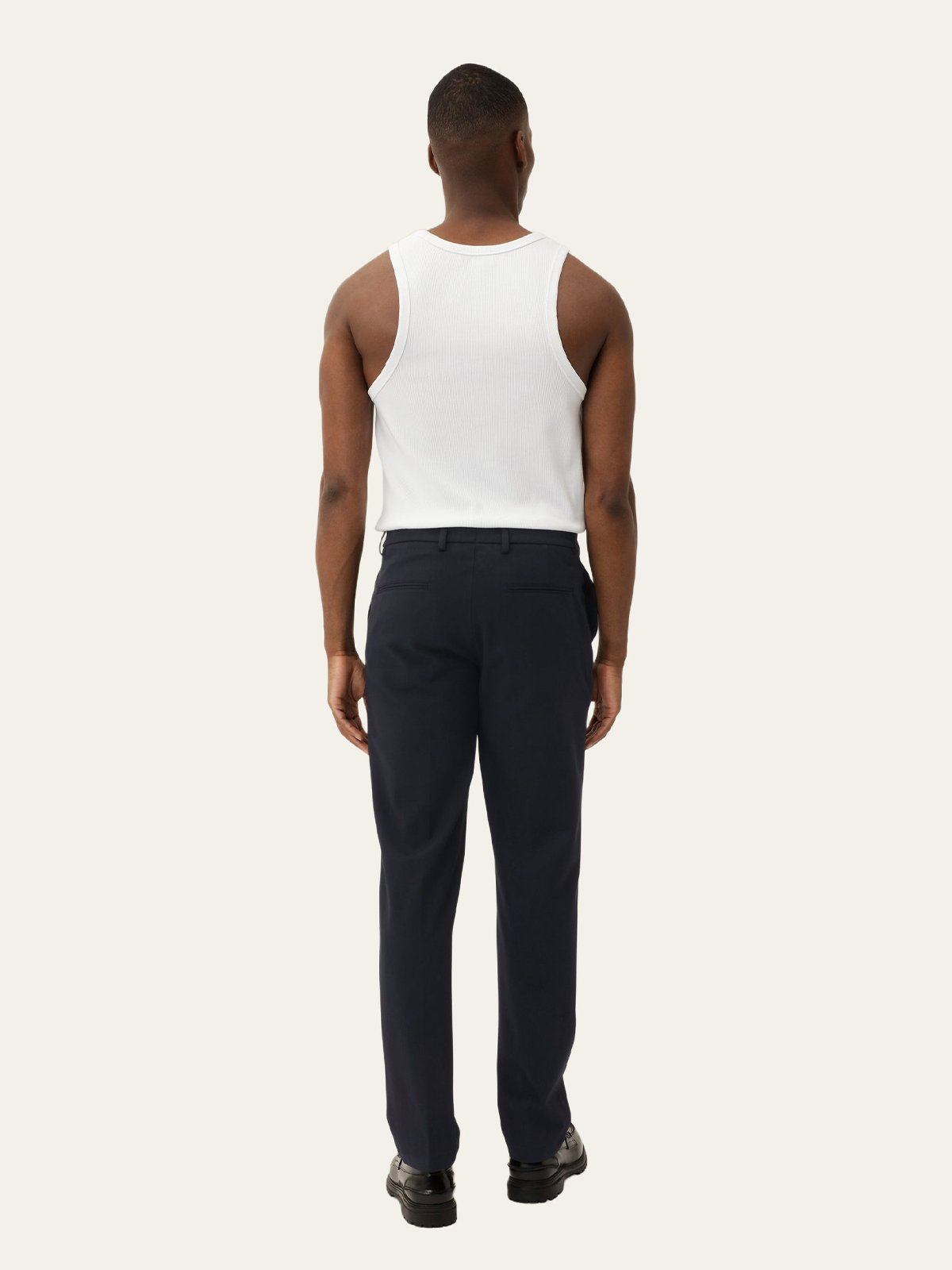 Les Deux Como Regular Suit Pants Dark Navy
