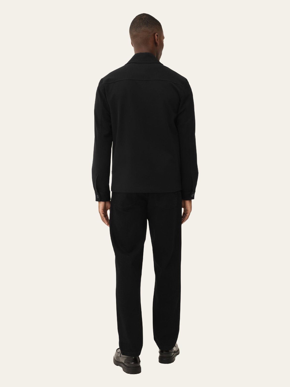 Les Deux Marseille Hybrid Jacket Black