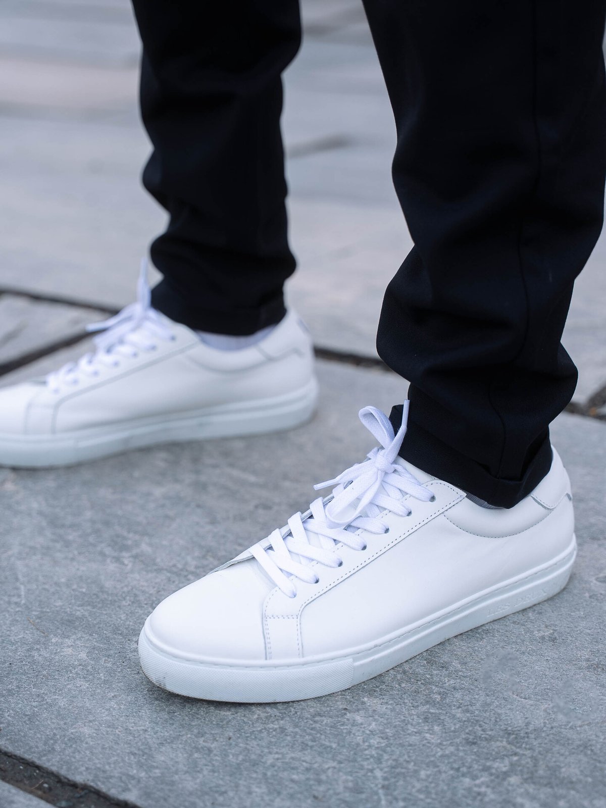 Les Deux Theodor Leather Sneaker White