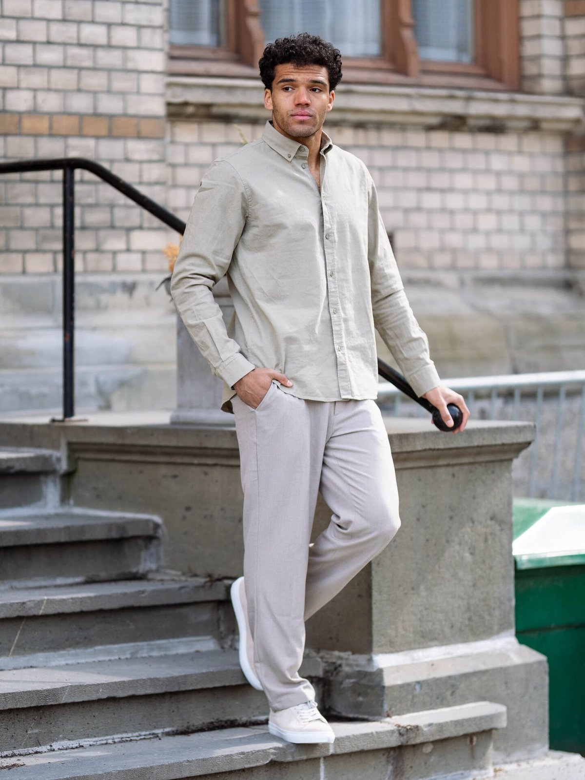 Les Deux Theodor Suede Sneaker Light Sand