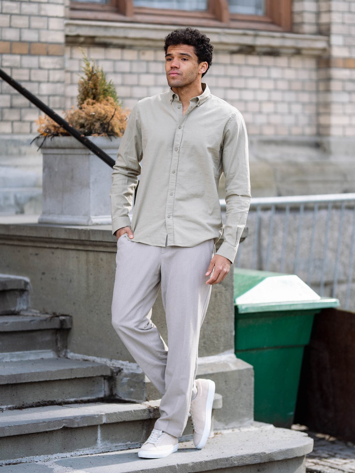 Les Deux Theodor Suede Sneaker Light Sand