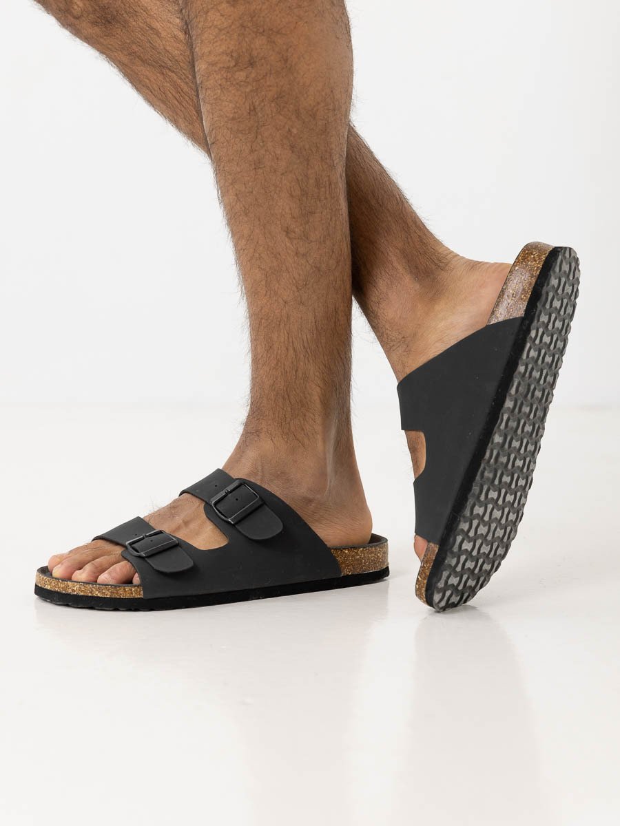 Fort Lauderdale Bao Cork Sandal Black