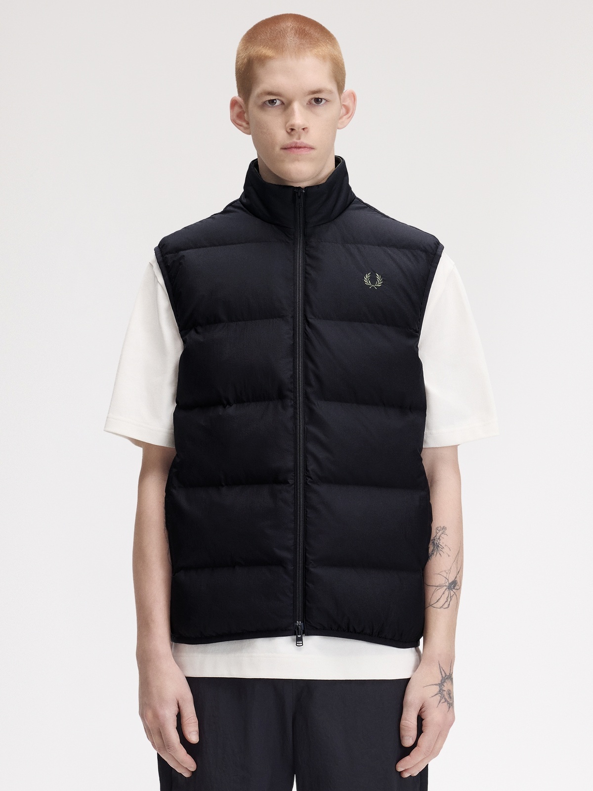 Fred Perry Insulated Gilet Sort